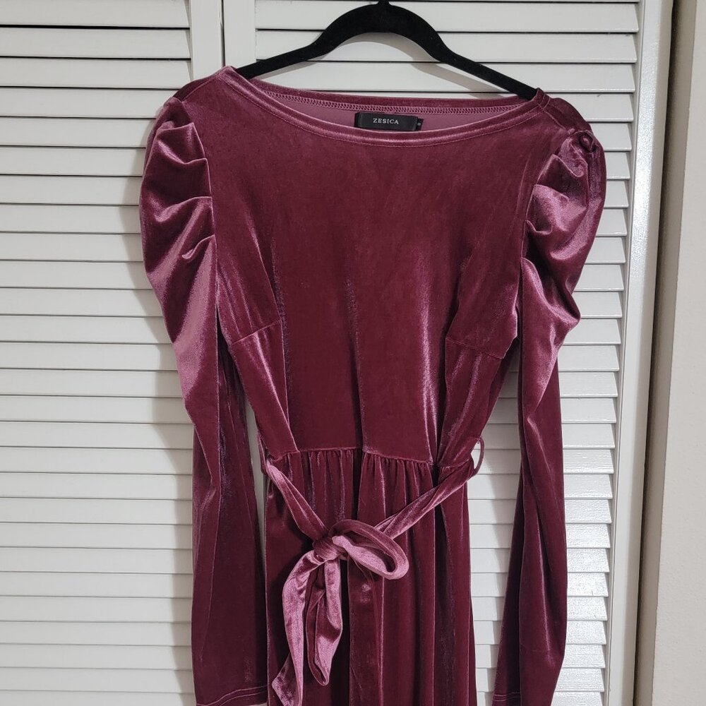 Velvet Mauve Dress